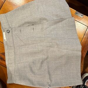 United Colors Of Benetton Gray Flat Front Shorts